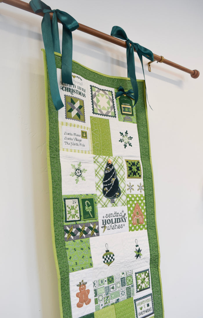Quilty Little Christmas Ladder Quilt (Downloadable Sewing Pattern)