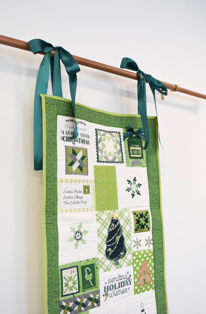 Quilty Little Christmas Ladder Quilt (Downloadable Sewing Pattern)
