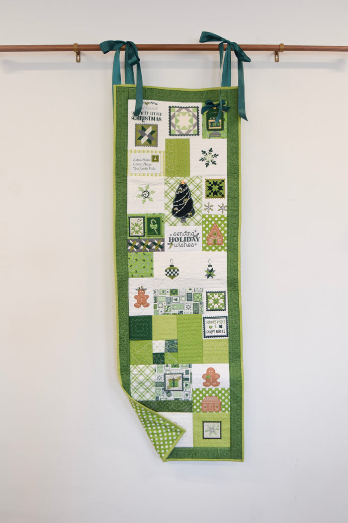 Quilty Little Christmas Ladder Quilt (Downloadable Sewing Pattern)