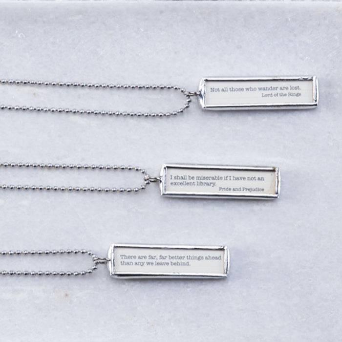 Quote Necklaces
