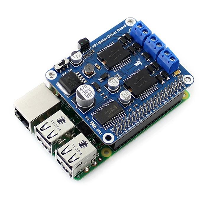 Raspberry Pi Motor Driver Board by Waveshare - The Pi Hut