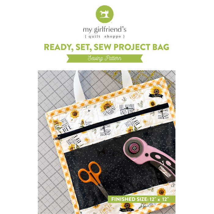 Ready, Set, Sew Project Bag - Boho Haven  (Downloadable Sewing Pattern)