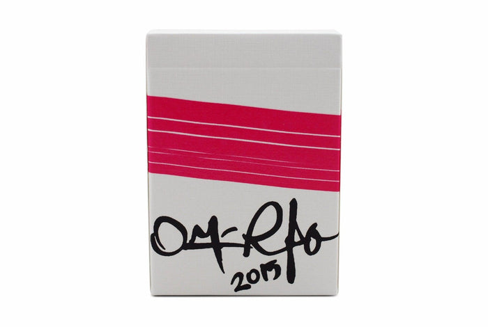 Red Stripe Playing Cards by Hanson Chien