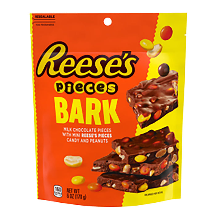 Reese's Pieces Milk Chocolate Bark Candy Pouch - 6 Count