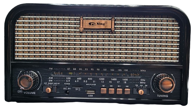 Retro Radio With Bluetooth Speaker