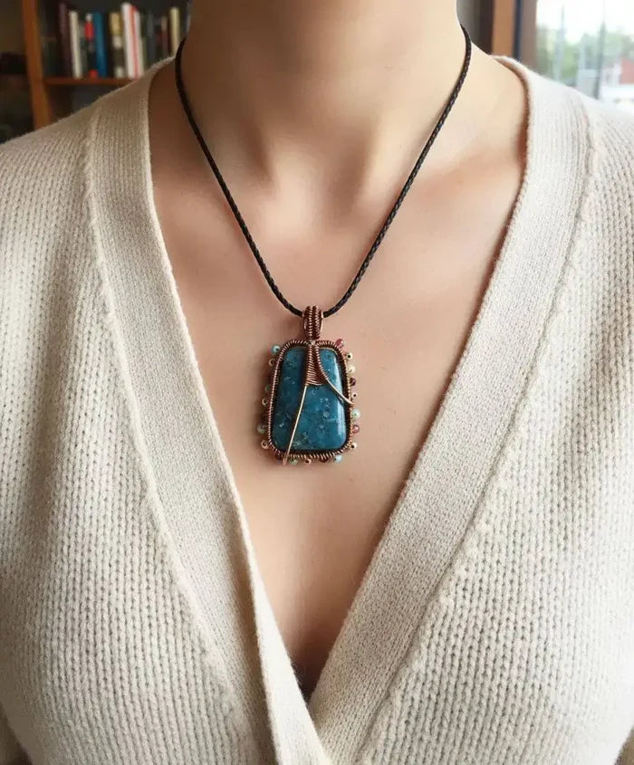 AMD1338Reversible Copper Wire Wrapped Dancing Ballerina PendantNecklacesNecklace$ 127.00Alexa Martha Designs