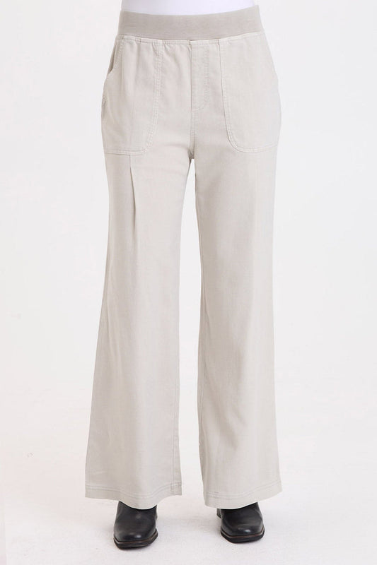 Wearables Riven Twill Wide Leg Pull-On Pant