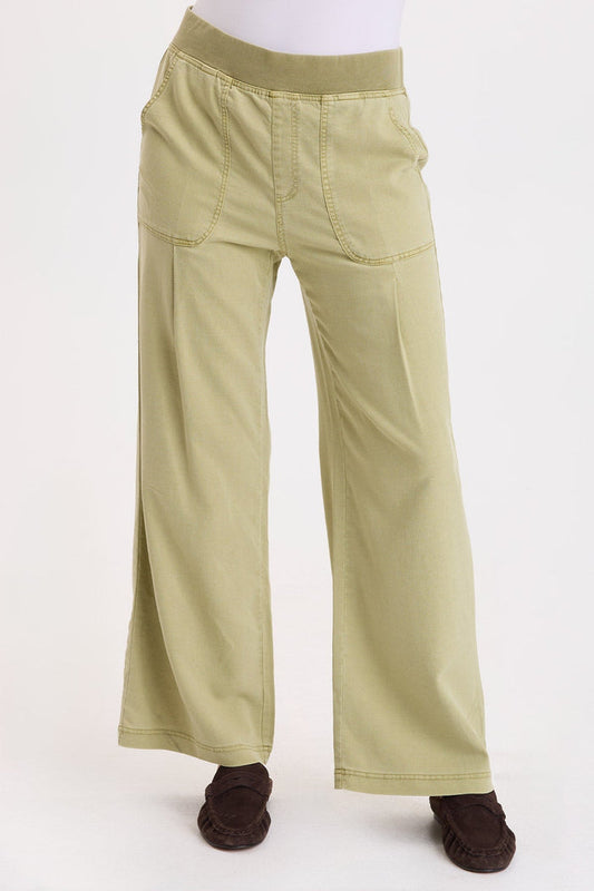 Wearables Riven Twill Wide Leg Pull-On Pant