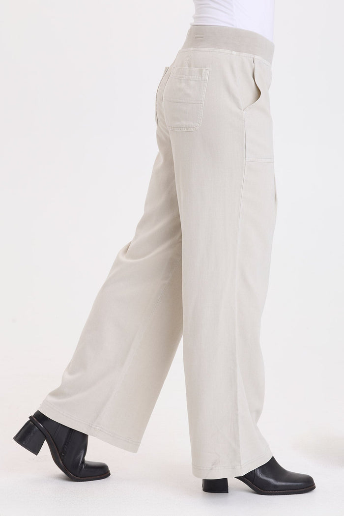 Wearables Riven Twill Wide Leg Pull-On Pant