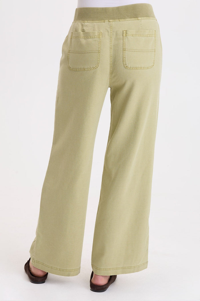 Wearables Riven Twill Wide Leg Pull-On Pant