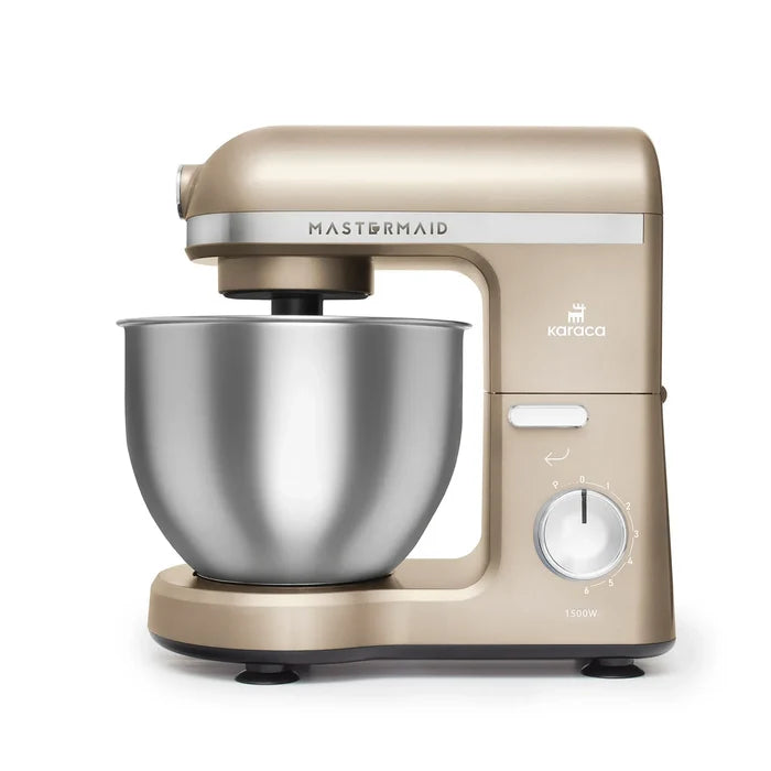 Robot multifonctions Karaca Mastermaid Chef Pro avec 2e bras, 1500 W, iconique beige