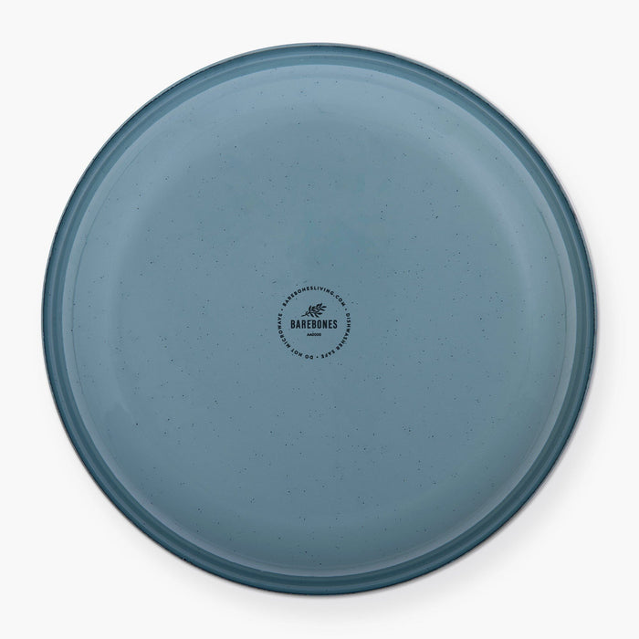 Rolled Enamelware Plate Set
