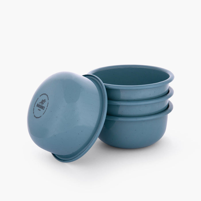 Rolled Enamelware Side Bowl Set