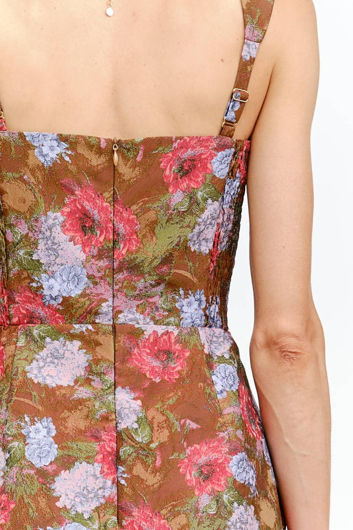 Romony Dress: BROWN / S