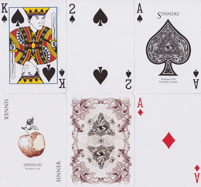Rorrison's Sinners Playing Cards by US Playing Card Co.