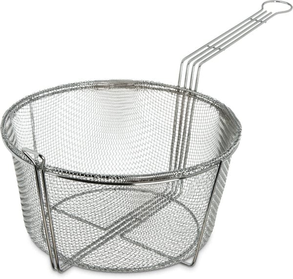 Royal Industries Fryer Basket Round 11.5 inches If deep frying just about anything sounds like a good way to drum up business in your restaurant Update International has just the product to suit your needs-RoyFB11RD Hannah's Variety Store