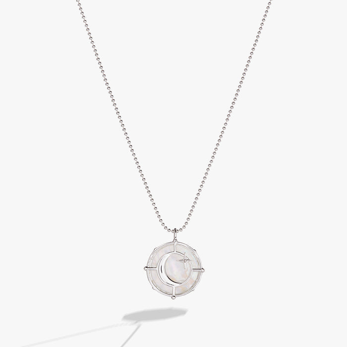 Sagittarius Zodiac Double-Sided Charm Necklace