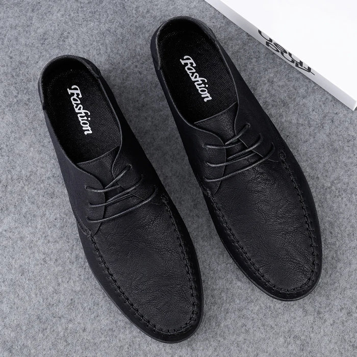 Sandro Pellegrini Men’s Casual Leather Lace-Up Shoes