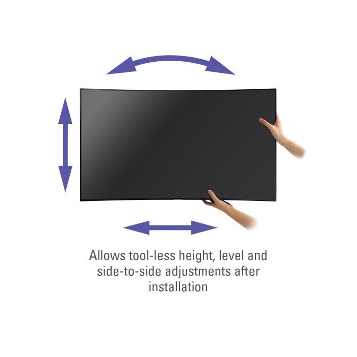 SANUS VLC1 Swivel Mount for 40inch - 88inch Curved TVs Black
