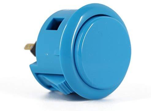 Sanwa Round 30mm Snap-in Arcade Button (OBSF-30) by Sanwa - The Pi Hut