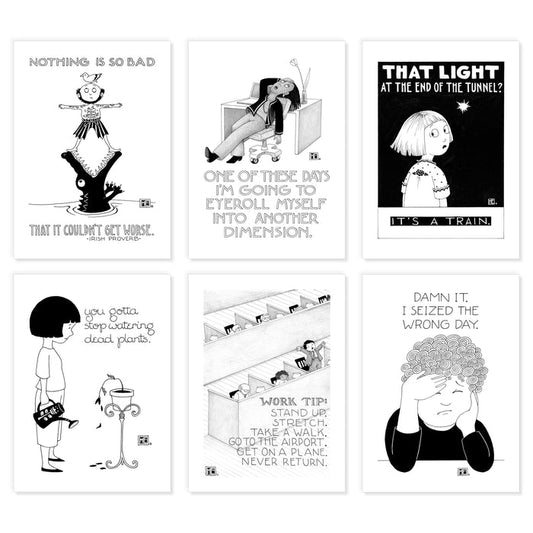 Sarcasm Therapy Postcards