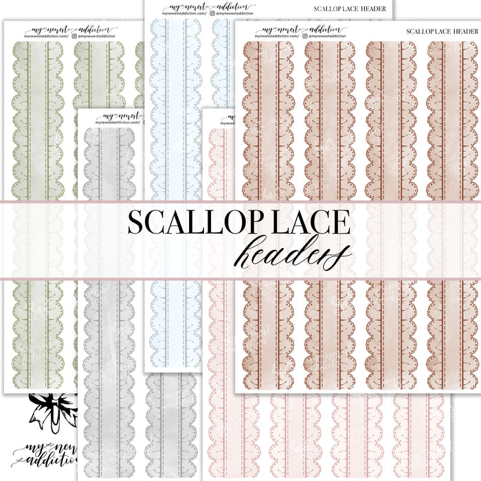 Scallop Lace | Headers