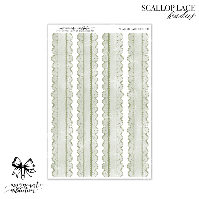Scallop Lace | Headers