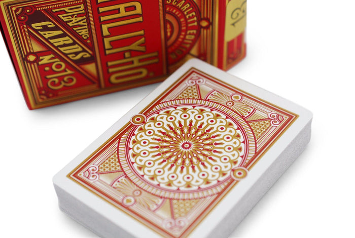 Scarlett Tally Ho Playing Cards by Kings Wild Project