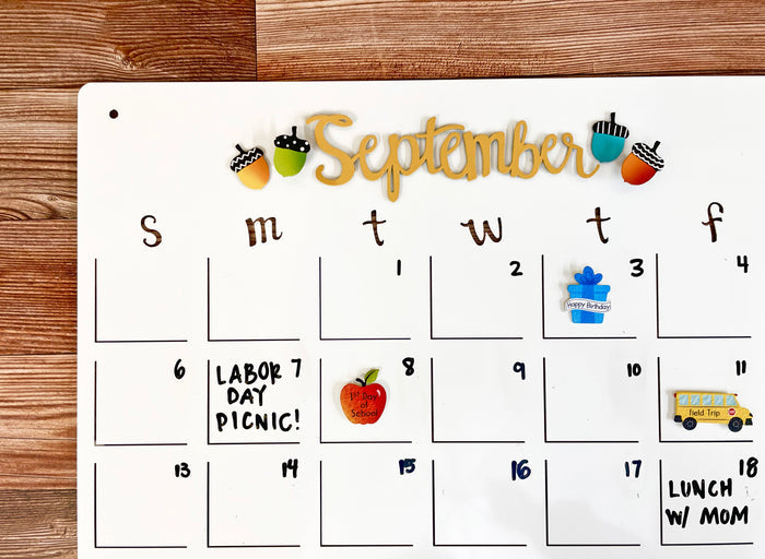 School Days Calendar Magnets S/4