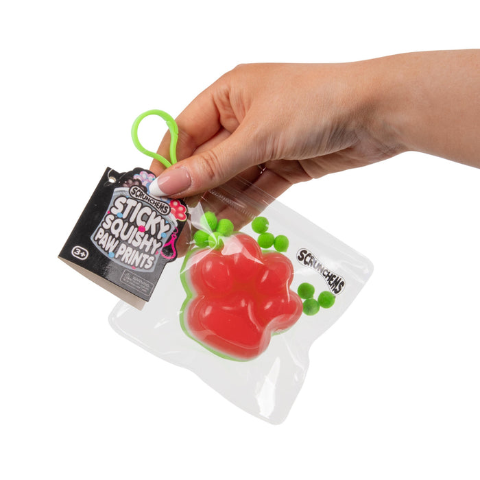 Scrunchems Sticky Squishy Paw Prints TABA Squishy Sensory Toy