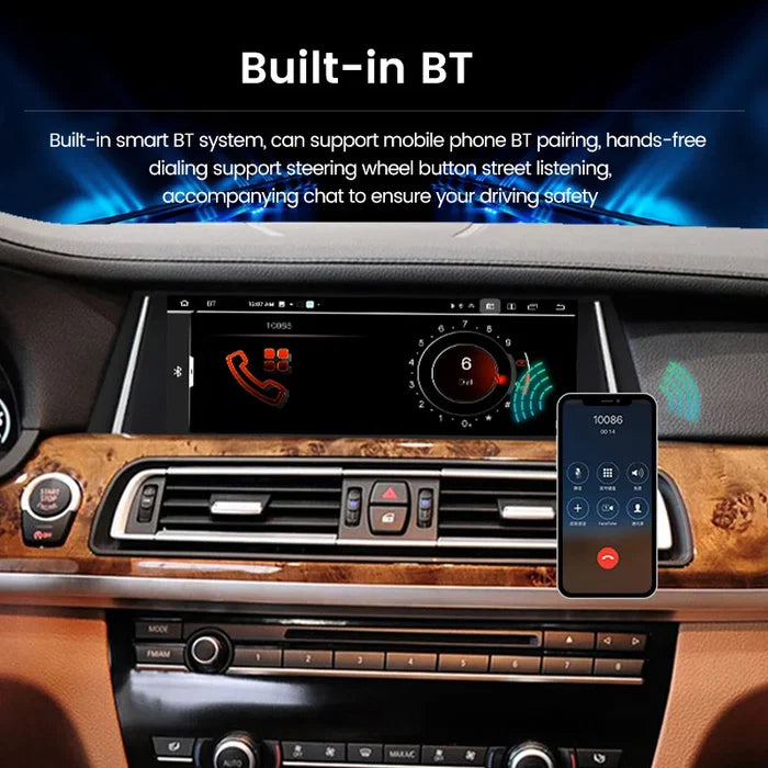 Scumaxcon Car Stereo Video Player, Carplay GPS Navigation, NBTHead Unit for BMW 7 Series, F01, F02, 128-2009, CIC