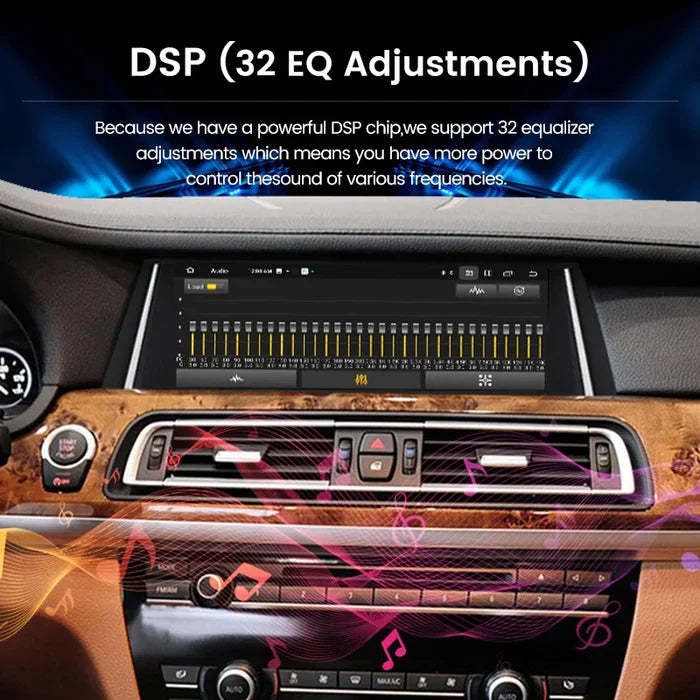 Scumaxcon Car Stereo Video Player, Carplay GPS Navigation, NBTHead Unit for BMW 7 Series, F01, F02, 128-2009, CIC