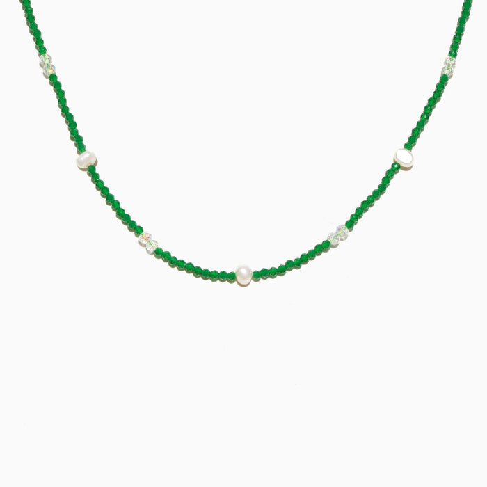 Sea Glass Beaded Necklace