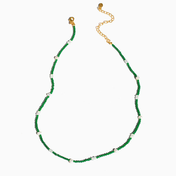 Sea Glass Beaded Necklace