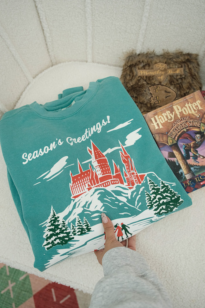 Season's Greetings 2025 Garment Dyed Sweatshirt