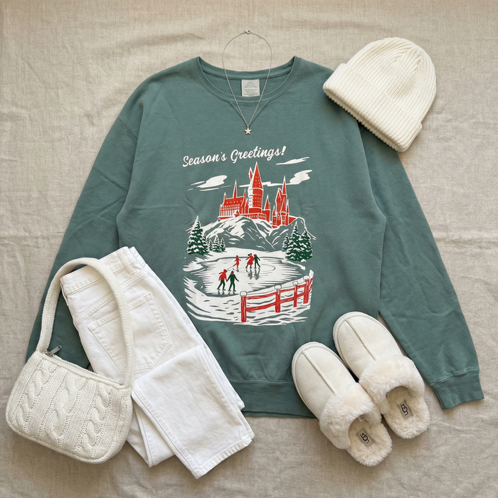 Season's Greetings 2025 Garment Dyed Sweatshirt