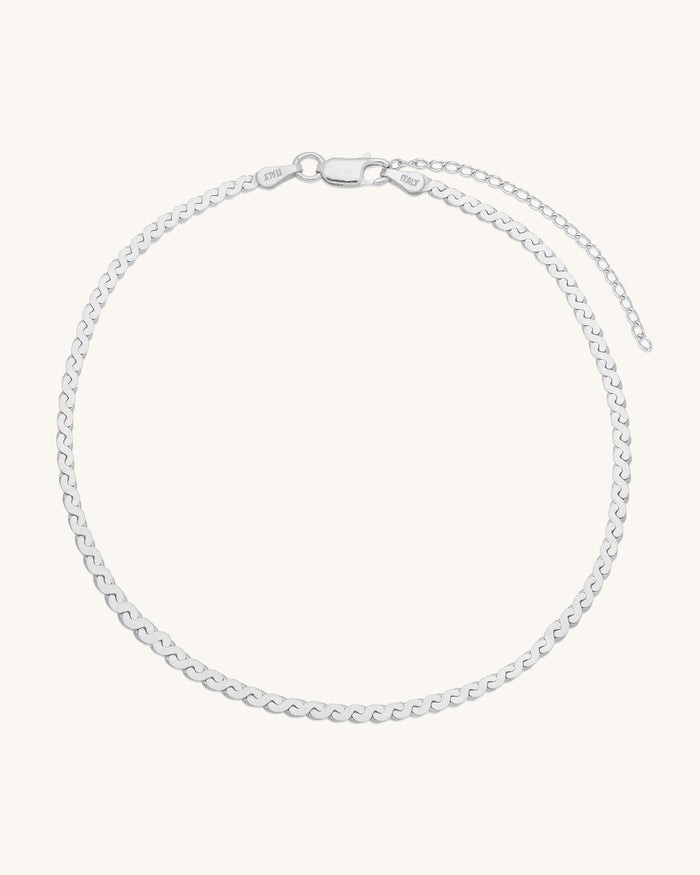 Serpentine Chain Anklet