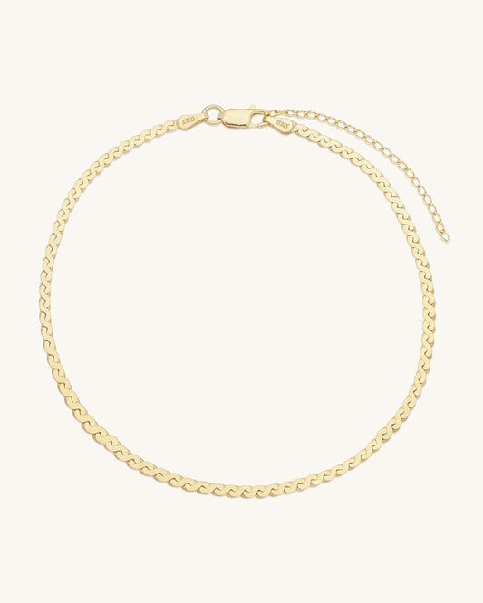 Serpentine Chain Anklet
