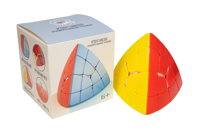 ShengShou 4-Layer Pyramid Tower - Stickerless (Bright)