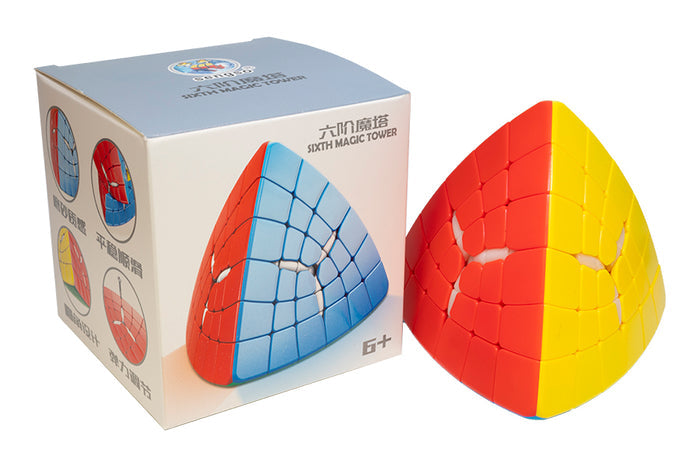 ShengShou 6-Layer Pyramid Tower - Stickerless (Bright)
