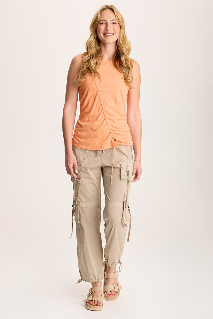 XCVI Sherwin Scoop Neck Cinchable Tank