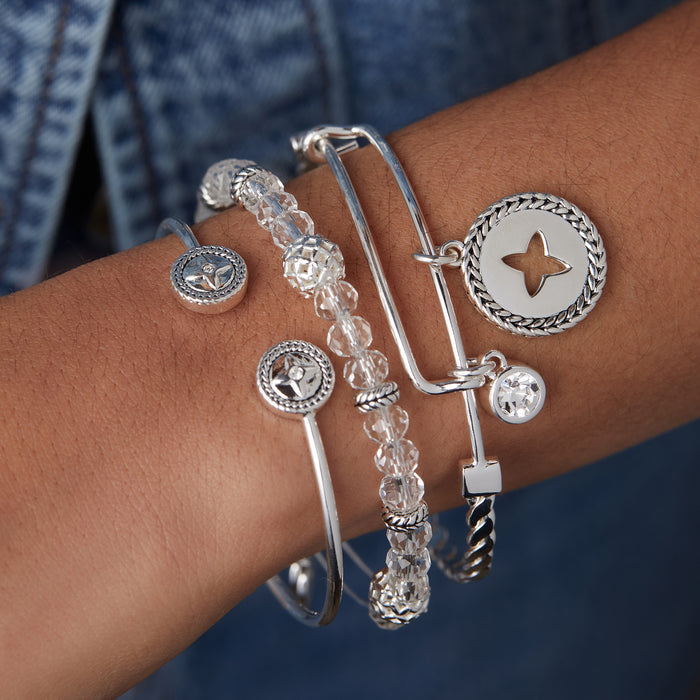 decorative-signature-textured-charm-bangle-AA798823SS-onmodel-1