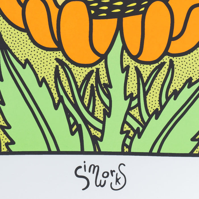 SimWorks Earth Gazer Screen Print by Nicholas Haig-Arack