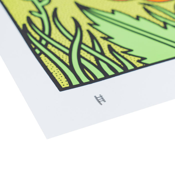 SimWorks Earth Gazer Screen Print by Nicholas Haig-Arack