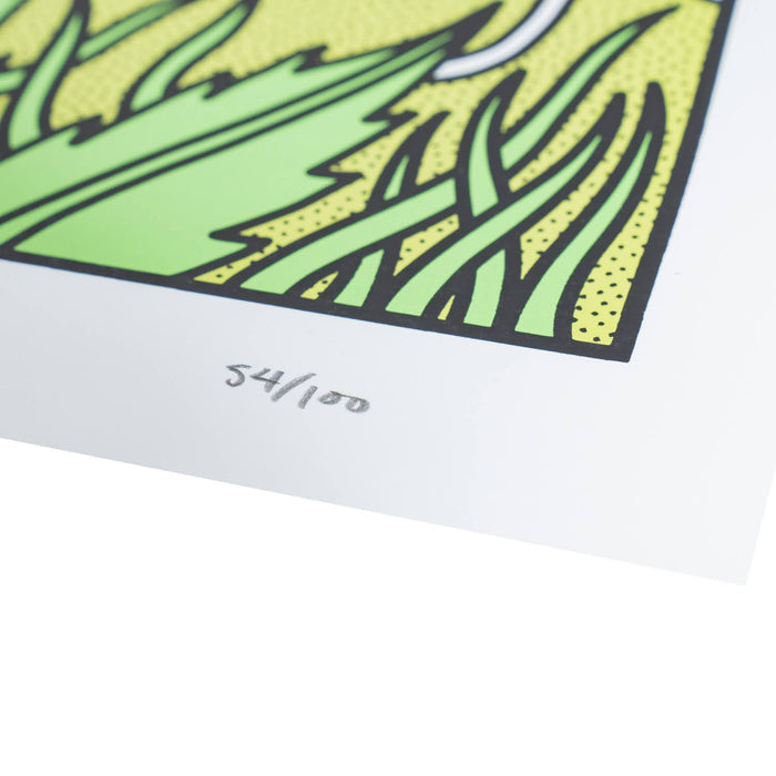 SimWorks Earth Gazer Screen Print by Nicholas Haig-Arack