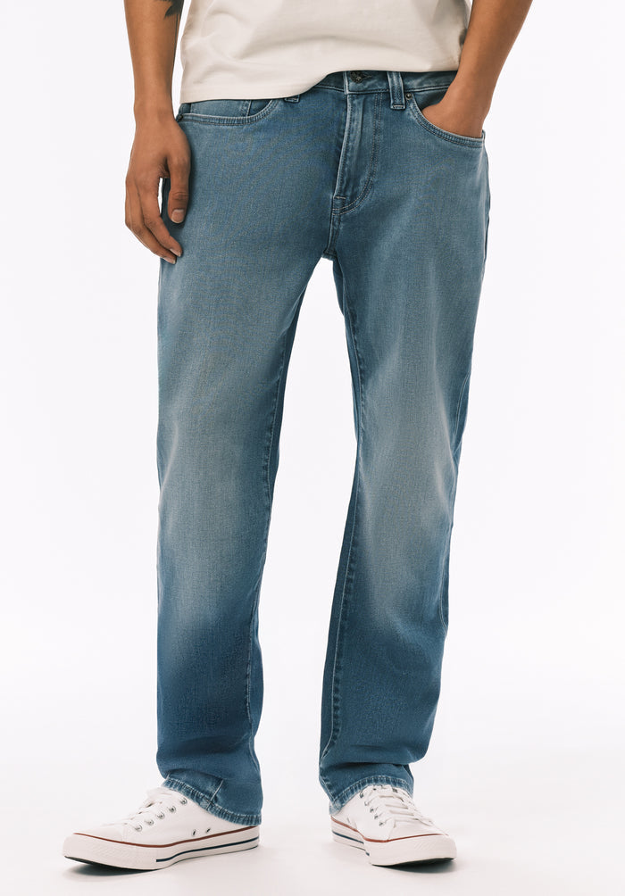 Buffalo Men Jeans Navy Denim Denim Pants Stretch