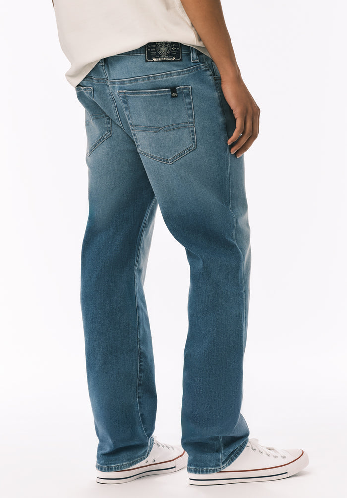 Buffalo Men Jeans Navy Denim Denim Pants Stretch