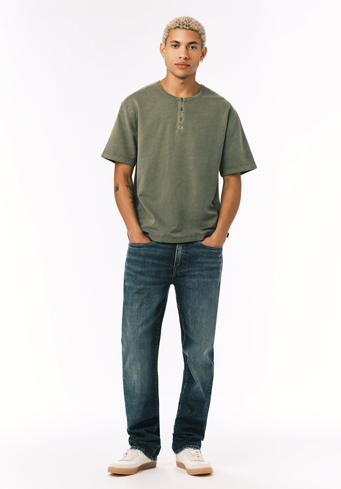 Buffalo Men Jeans Navy Denim Denim Pants Stretch