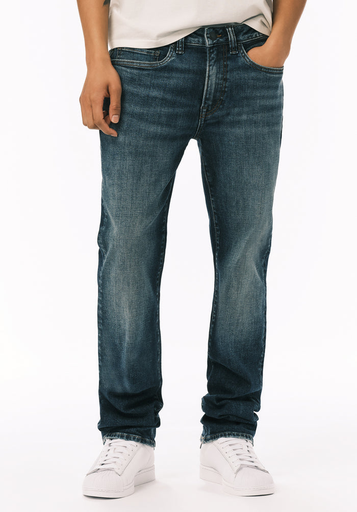 Buffalo Men Jeans Navy Denim Denim Pants Stretch