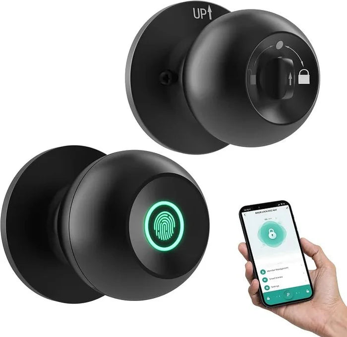Smart Door Knobs Fingerprint Door Lock GHomeSmart® K10 - GHome Smart Official